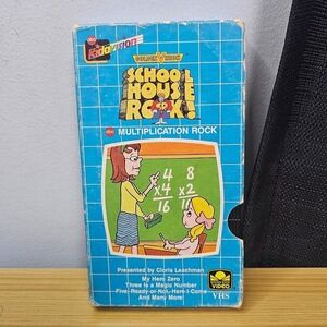 School‎ House Rock Multiplication Rock VHS ABC Golden Vision Kidavision
